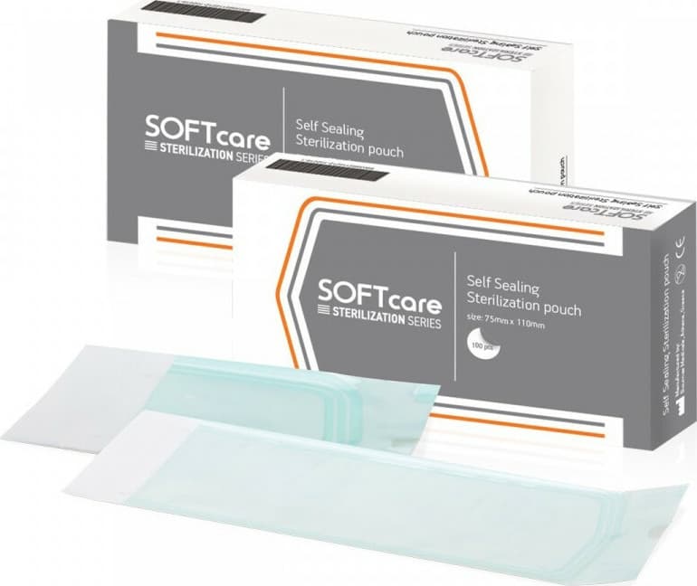 Θήκες Αποστείρωσης - 75 x 110mm [εσωτ. 55 x 52mm] 100τεμ | Είδη Αποστείρωσης στο Paterakis Medical Group