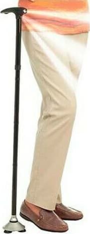 Johns Trusty Cane Μπαστούνι Με 3πλη Βάση Σπαστό & Φακό Led Μαύρο 26130 | Πατερίτσες - Μπαστούνια  στο Paterakis Medical Group