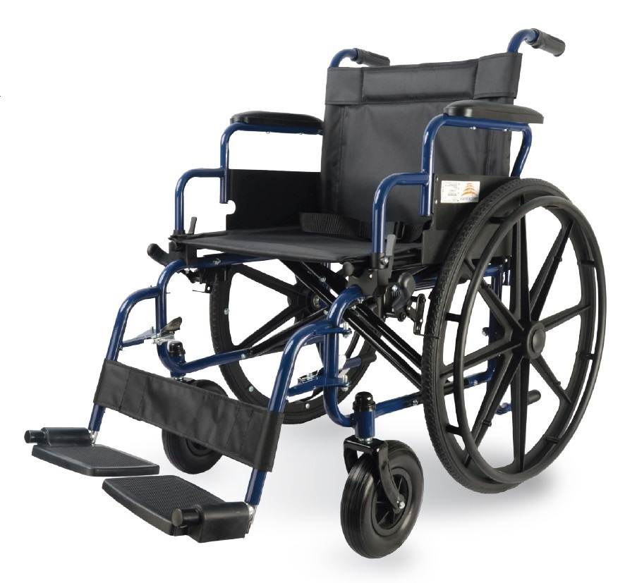 Χειροκίνητο Αναπηρικό Αμαξίδιο Medical Brace MB.W2009 Συμπαγείς | Αναπηρικά Αμαξίδια Απλού Τύπου με μεγάλες πίσω ρόδες στο Paterakis Medical Group