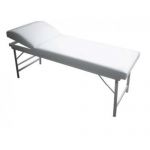 Κρεβάτι βαρέως τύπου με σπαστά χρώμιο πόδια ( Λευκό ) | Εξεταστικά Κρεβάτια στο Paterakis Medical Group