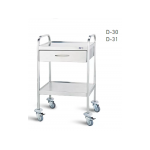 Τραπεζίδιο ανοξείδωτο με συρτάρι | Τραπέζια Νοσηλείας στο Paterakis Medical Group