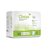 Cliniva Slip Ανοιχτή Πάνα Ακράτειας No2 Medium 80cm -110cm  (Συσκευασία 21τμχ) | Πάνες ακράτειας στο Paterakis Medical Group