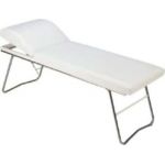 ΚΡΕΒΑΤΙ ΜΕ ΣΠΑΣΤΑ ΠΟΔΙΑ & ΠΟΜΠΕ ΠΡΟΣΚΕΦΑΛΟ ΜΕ ΜΗΧ/ΣΜΟ ΧΑΡΤΟΥ ( Λευκό ) | Εξεταστικά Κρεβάτια στο Paterakis Medical Group