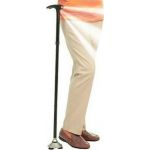 Johns Trusty Cane Μπαστούνι Με 3πλη Βάση Σπαστό & Φακό Led Μαύρο 26130 | Πατερίτσες - Μπαστούνια  στο Paterakis Medical Group
