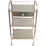 Τραπέζι Inox με 3 ράφια λαμαρίνα Inox | Τραπέζια Νοσηλείας στο Paterakis Medical Group