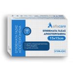 Επιθέματα Γάζας Αποστειρωμένα Alfacare 15*15 12τεμ. | Γάζες στο Paterakis Medical Group