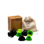 Rea Sux Set 8 βεντούζες Σιλικόνης - Μαύρο 65mm/Λαχανί 55mm | Είδη Φυσικοθεραπείας και Αποκατάστασης στο Paterakis Medical Group