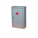 Επιτοίχιο μεταλλικό κουτί Α’ βοηθειών με δύο ράφια και κλειδαριά 0805406 | Είδη Α' Βοηθειών - Set Ανάνηψης στο Paterakis Medical Group