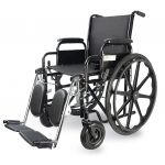 Χειροκίνητο Αναπηρικό Αμαξίδιο Medical Brace MB.W2008 Συμπαγείς | Αναπηρικά Αμαξίδια Απλού Τύπου με μεγάλες πίσω ρόδες στο Paterakis Medical Group