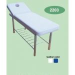 Κρεβάτι με σταθερά χρώμιο πόδια και ράφι | Εξεταστικά Κρεβάτια στο Paterakis Medical Group