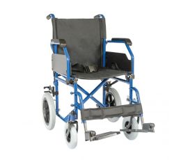 Πτυσσόμενο αναπηρικό αμαξίδιο με μεσαίες πίσω ρόδες AC-42 56cm /  Μπλε | Αναπηρικά Αμαξίδια Απλού Τύπου με μεσαίες πίσω ροδες στο Paterakis Medical Group
