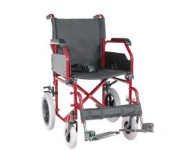 Πτυσσόμενο αναπηρικό αμαξίδιο με μεσαίες πίσω ρόδες AC-42 63cm / Κόκκινο | Αναπηρικά Αμαξίδια Απλού Τύπου με μεσαίες πίσω ροδες στο Paterakis Medical Group