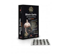 Συμπλήρωμα BLACK GARLIC - VITAMINS B GROUP (20 κάψουλες) SWISS ENERGY | Πολυβιταμίνες στο Paterakis Medical Group