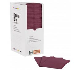 Οδοντιατρική πετσέτα Μπορντώ/ 2ply χαρτί + 1ply πλαστικό | Οδοντιατρικά  στο Paterakis Medical Group
