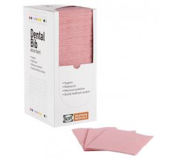 Οδοντιατρική πετσέτα Ροζ/ 2ply χαρτί + 1ply πλαστικό | Οδοντιατρικά  στο Paterakis Medical Group