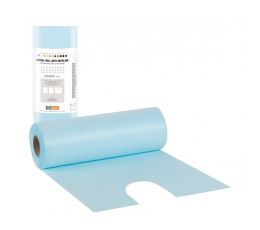 Οδοντιατρικές πετσέτες σε ρολό με λαιμόκοψη - Γαλάζιο | Οδοντιατρικά  στο Paterakis Medical Group