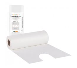 Οδοντιατρικές πετσέτες σε ρολό με λαιμόκοψη - Λευκό (80τεμ) | Οδοντιατρικά  στο Paterakis Medical Group