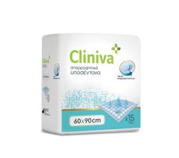 Cliniva Bed Υποσέντονα 60cm x 90cm (15τμχ) | Υπόσεντονα - Επιστρώματα στο Paterakis Medical Group