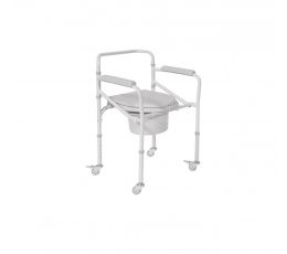 Τουαλέτα Πτυσσόμενη Τροχήλατη Μπεζ 0804456 | Βοηθήματα Μπάνιου - WC στο Paterakis Medical Group