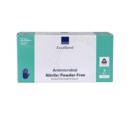 Γάντια Νιτριλίου Excellent Αντιμικροβιακά 100τεμ | Εξεταστικά Γάντια στο Paterakis Medical Group
