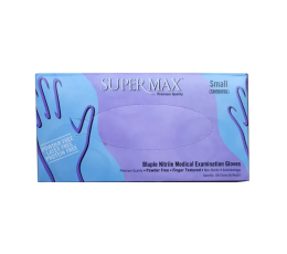 Γάντια νιτριλίου Supermax μπλε  (100τμχ) | Εξεταστικά Γάντια στο Paterakis Medical Group
