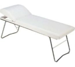 ΚΡΕΒΑΤΙ ΜΕ ΣΠΑΣΤΑ ΠΟΔΙΑ & ΠΟΜΠΕ ΠΡΟΣΚΕΦΑΛΟ ΜΕ ΜΗΧ/ΣΜΟ ΧΑΡΤΟΥ ( Λευκό ) | Εξεταστικά Κρεβάτια στο Paterakis Medical Group