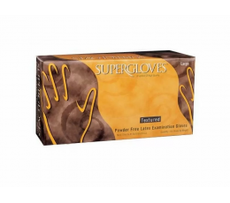 Γάντια εξεταστικά Supergloves latex χωρίς πούδρα (100 τμχ) | Εξεταστικά Γάντια στο Paterakis Medical Group