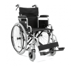 Αμαξίδιο αφαιρούμενα πλαϊνά/υποπόδια & φρένα συνοδού 09-2-094 45εκ. | Αναπηρικά Αμαξίδια Απλού Τύπου με μεγάλες πίσω ρόδες στο Paterakis Medical Group