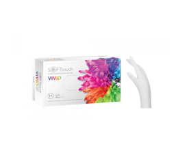 Soft Touch Vivid Γάντια Νιτριλίου - Λευκό (1000 τεμ) | Εξεταστικά Γάντια στο Paterakis Medical Group