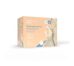 Γάντια Χειρουργικά "Soft Touch" με πούδρα 1τεμ 8.8gr (50 ζεύγη) | Εξεταστικά Γάντια στο Paterakis Medical Group