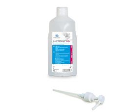 Αντισηπτικό χεριών Aseptoman gel - 1000ml με αντλία (85% αιθ.) | Είδη Αποστείρωσης στο Paterakis Medical Group