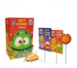 Γλειφιτζούρι MULTI VITAMINS + CALCIUM γεύση πορτοκάλι DR.FREI (50 τεμ) 6.5gr/τεμ | Πολυβιταμίνες στο Paterakis Medical Group