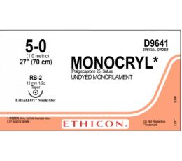 Ράμμα monocryl 5.0 13mm prime κόπτουσα 3/8 του κύκλου W3203 | Ράμματα στο Paterakis Medical Group