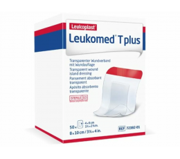 Αδιάβροχα επιθέματα Leukomed T Plus  1τεμ. 8x10cm | Γάζες στο Paterakis Medical Group