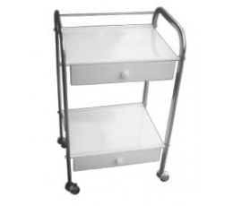 Τραπέζι χρώμιο με 2 ράφια λαμαρίνα | Τραπέζια Νοσηλείας στο Paterakis Medical Group