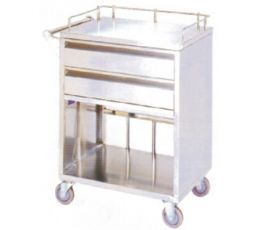 Τραπέζι Inox φαρμάκων με συρτάρια | Τραπέζια Νοσηλείας στο Paterakis Medical Group