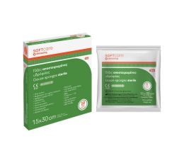 Γάζα αποστειρωμένη - 15cm x 30cm  (10 τμχ) | Γάζες στο Paterakis Medical Group