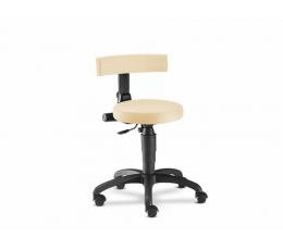 Σκαμπό με πλάτη Ecco black | Σκαμπό στο Paterakis Medical Group