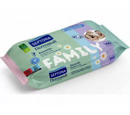 Μωρομάντηλα Dermasoft Family (100 τμχ) | Αντιμικροβιακός Καθαρισμός Σώματος στο Paterakis Medical Group