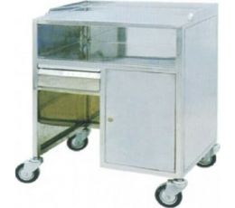 Τραπέζι Inox αναισθησίας με συρτάρι | Τραπέζια Νοσηλείας στο Paterakis Medical Group