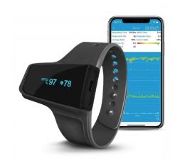 Checkme Παλμικό Οξύμετρο Καρπού με Bluetooth Μαύρο 13-2-002 | Οξύμετρα στο Paterakis Medical Group