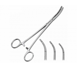 Λαβίδα υστερεκτομής κυρτή Heaney 19,5cm | Χειρουργικά εργαλεία στο Paterakis Medical Group
