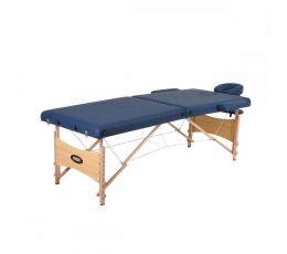 Ξύλινο πτυσσόμενο κρεβάτι μασάζ 2 τμημάτων με αξεσουάρ  (πλάτος 70cm) | Εξεταστικά Κρεβάτια στο Paterakis Medical Group