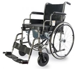 Χειροκίνητο Αναπηρικό Αμαξίδιο Medical Brace MB.W2007 με Τουαλέτα Συμπαγείς | Αναπηρικά Αμαξίδια Απλού Τύπου με WC στο Paterakis Medical Group