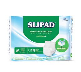 SLIPAD ΕΣΩΡΟΥΧΟ ΑΚΡΑΤΕΙΑΣ MEDIUM 4πακ.χ14 τεμ. | Πάνα βρακάκι στο Paterakis Medical Group