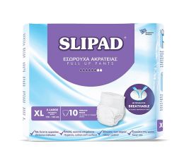 SLIPAD ΕΣΩΡΟΥΧΟ ΑΚΡΑΤΕΙΑΣ X-LARGE 4πακ.χ10 τεμ. | Πάνα βρακάκι στο Paterakis Medical Group