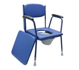 COMMODE CHAIR (ΚΑΡΕΚΛΑ + WC) ρυθμιζόμενο h 43-53cm MEDINEXT | Νέες Αφίξεις στο Paterakis Medical Group