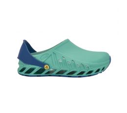 Scholl Professional Evoflex Ανατομικά Σαμπό Emerald/Navy Blue | Ορθοπεδικά Υποδήματα - Σαμπώ στο Paterakis Medical Group