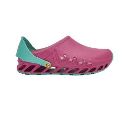 Scholl Professional Evoflex Ανατομικά Σαμπό Fuchsia/Emerald | Ορθοπεδικά Υποδήματα - Σαμπώ στο Paterakis Medical Group