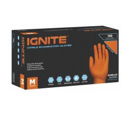 Aurelia Ignite πορτοκαλί 1000τεμ | Εξεταστικά Γάντια στο Paterakis Medical Group
